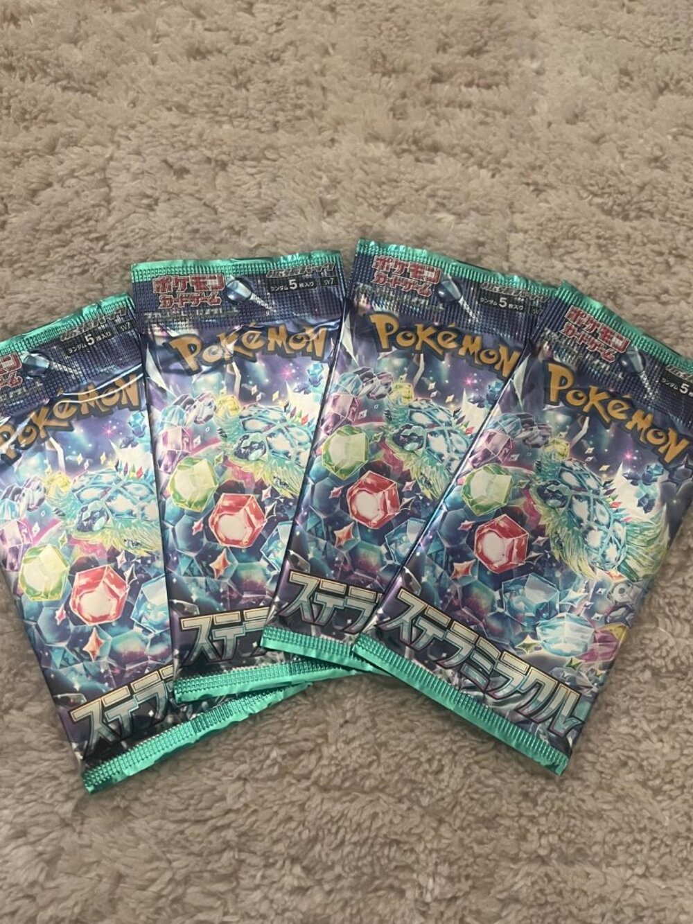 Pokemon cards Japanese 4-pack set